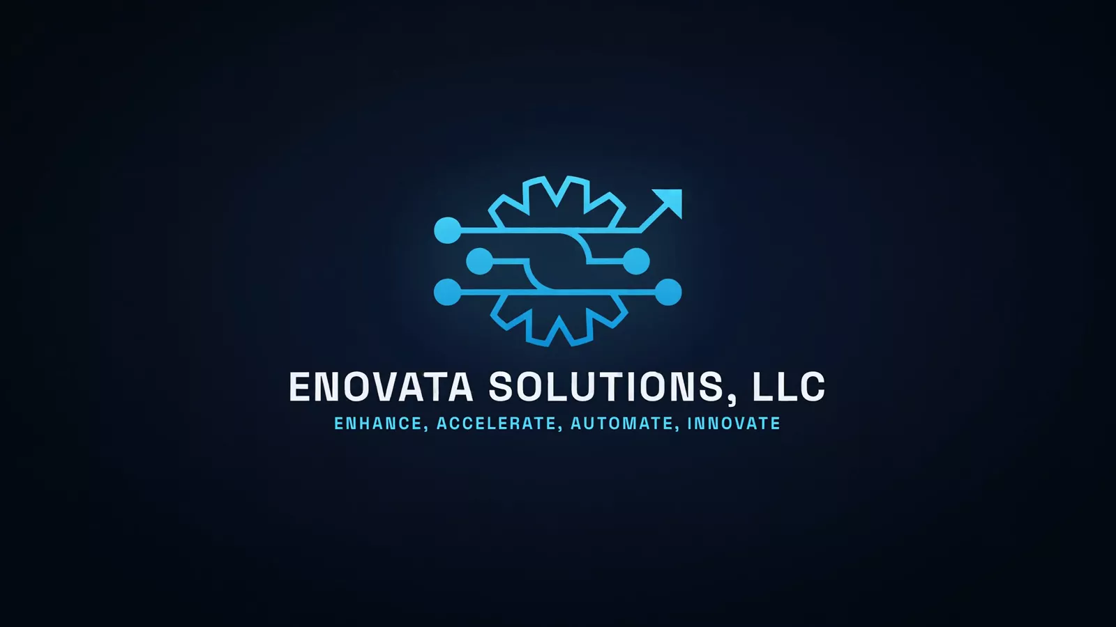 The complete Enovata Solutions logo